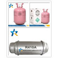 Industrial grado 11.3kg / 25lbs embalaje de cilindro desechable Precio barato R410a gas refrigerante de fábrica de refrigerante chino Y